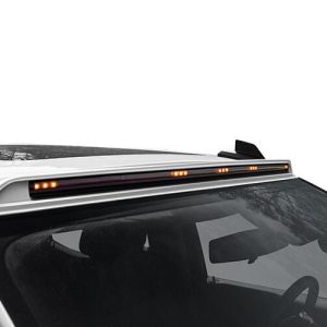 Auto Ventshade Roof Marker Light – LED, Aerocab™, Direct Fit Light Strip with Five Leds, Clear Lens, Amber, Single, Ivory Pearl Tri-Coat – 698163-PWD
