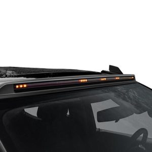 Auto Ventshade Roof Marker Light – LED, Aerocab™, Direct Fit Light Strip with Five Leds, Clear Lens, Amber, Single, Ivory Pearl Tri-Coat – 698163-PWD