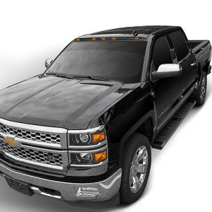 Auto Ventshade Roof Marker Light – LED, Aerocab™, Direct Fit Light Strip with Five Leds, Clear Lens, Amber, Single, Ivory Pearl Tri-Coat – 698163-PWD
