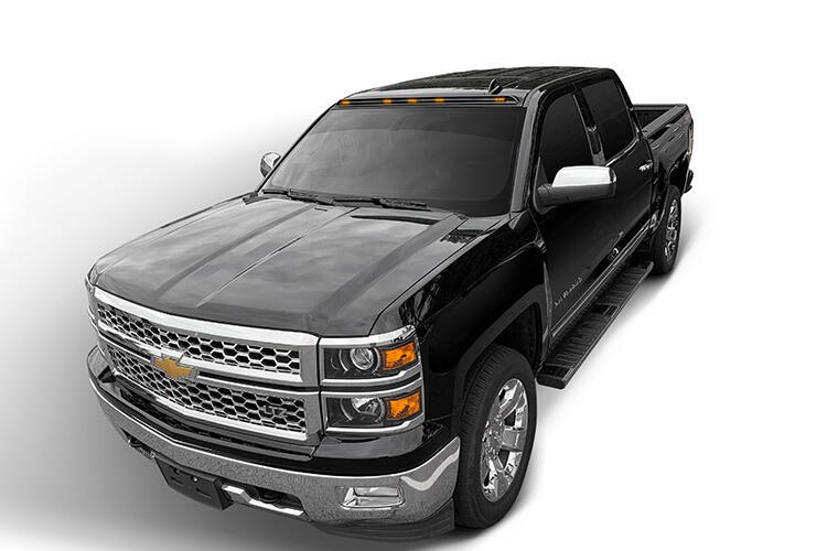 Auto Ventshade Roof Marker Light – LED, Aerocab™, Direct Fit Light Strip with Five Leds, Clear Lens, Amber, Single, Ivory Pearl Tri-Coat – 698163-PWD