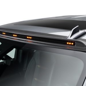 Auto Ventshade Roof Marker Light – LED, Aerocab™, Direct Fit Light Strip with Five Leds, Clear Lens, Amber, Single, Black – 698168