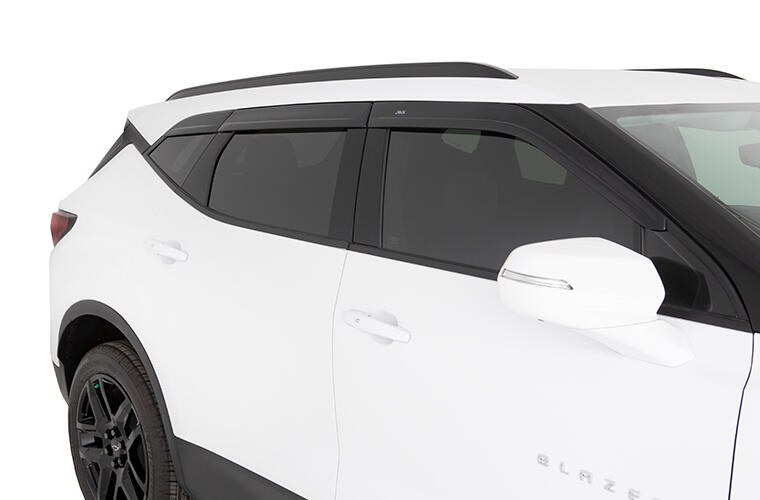 Auto Ventshade Rainguard, Ventvisor Deflector, Low Profile, Tape-On, Dark Smoke, Acrylic, Set of 4 – 794052