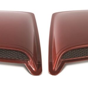 Auto Ventshade Hood Scoop, Body Styling, Single Vented, Paintable, ABS Plastic, 28 Inch Length X 13 Inch Width X 2-1/2 Inch Height – 80002