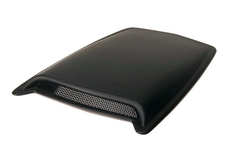 Auto Ventshade Hood Scoop, Body Styling, Single Vented, Paintable, ABS Plastic, 20-1/2 Inch Length X 13-1/2 Inch Width X 1-3/4 Inch Height – 80004
