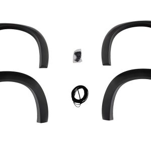 Auto Ventshade Fender Flare, Black, ABS Thermoplastic, Set of 4 – 850250