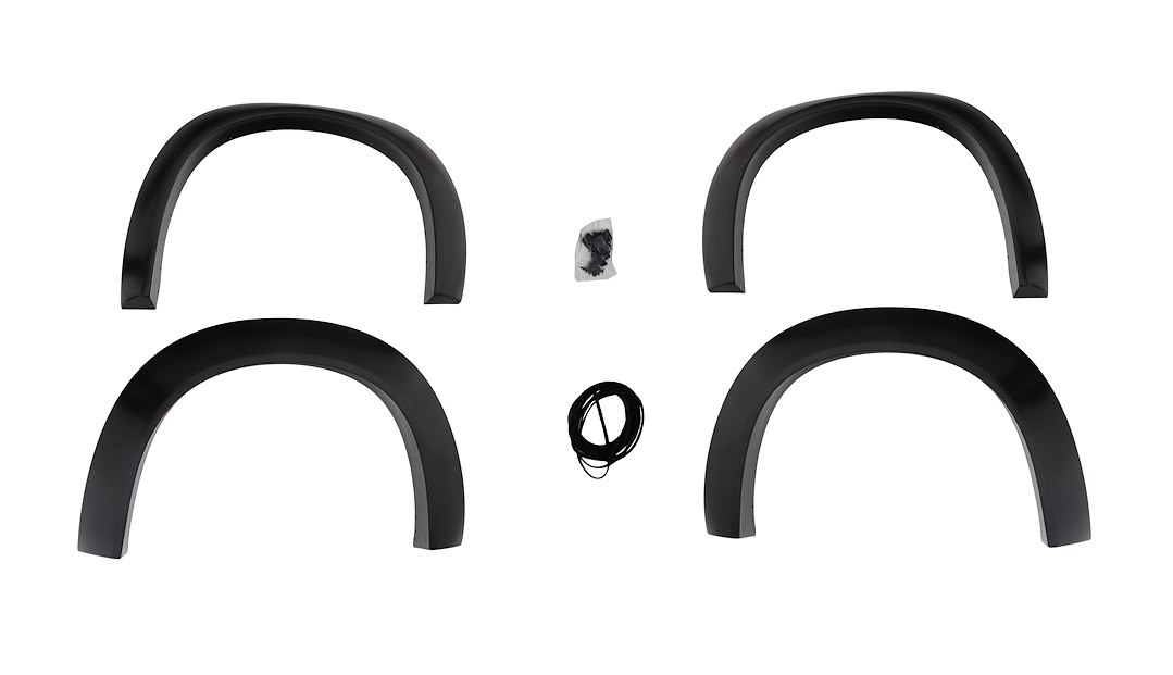 Auto Ventshade Fender Flare, Black, ABS Thermoplastic, Set of 4 – 850250