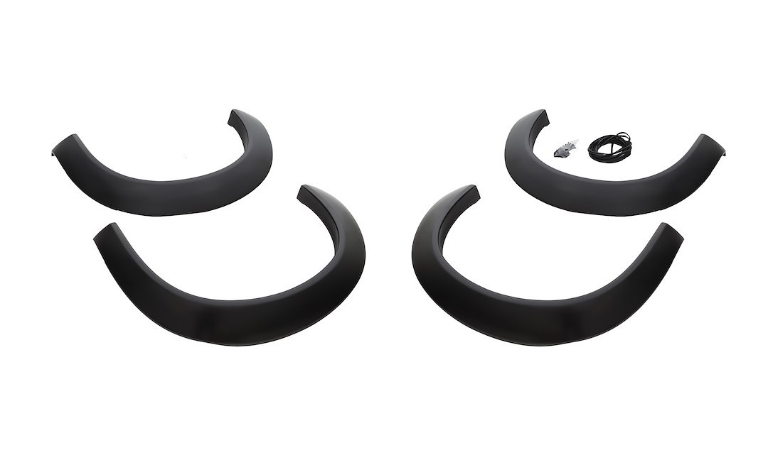 Auto Ventshade Fender Flare, Black, ABS Thermoplastic, Set of 4 – 850250