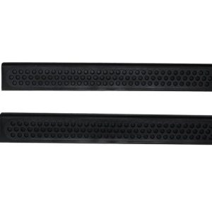 Auto Ventshade Door Sill Protector, Stepshield, Black, Acrylic, Non Illuminated, Trim to Fit, 30-1/2 Inch Length X 4 Inch Width – 88407