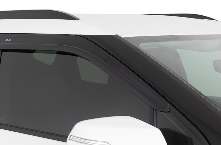 Auto Ventshade Rainguard, Ventvisor, Low Profile, Tape-On, Smoke Gray, Acrylic, Set of 2 – 892024