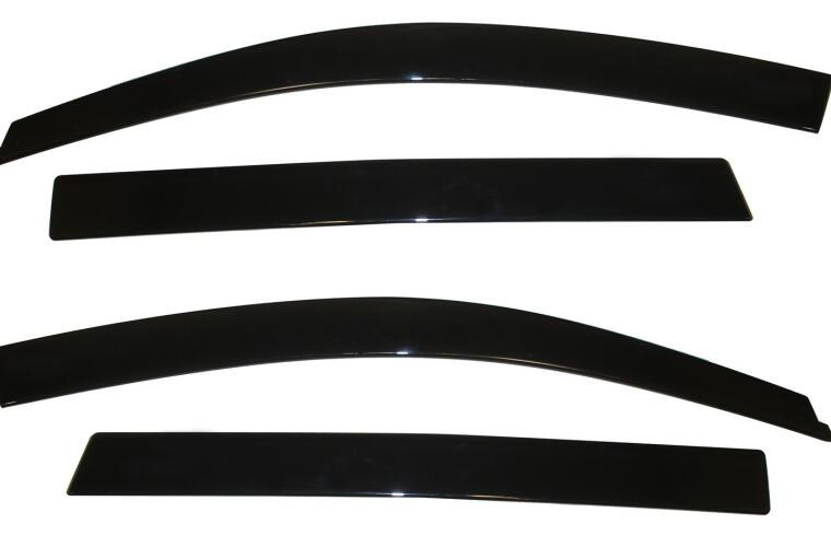 Auto Ventshade Rainguard, Ventvisor, Low Profile, Tape-On, Smoke Gray, Acrylic, Set of 4 – 894020