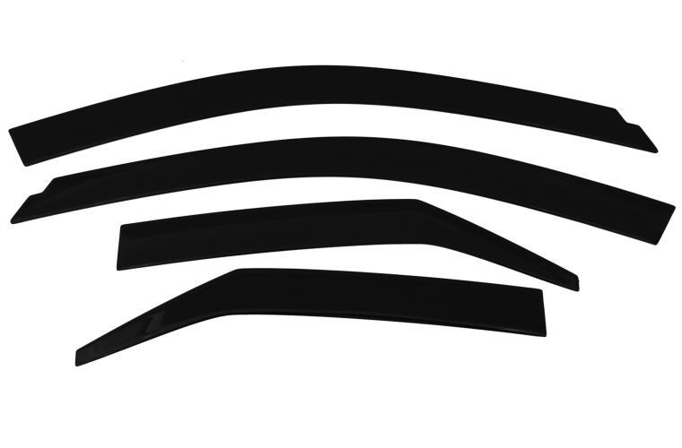 Auto Ventshade Rainguard, Ventvisor, Low Profile, Tape-On, Smoke, Acrylic, Set of 4 – 894085