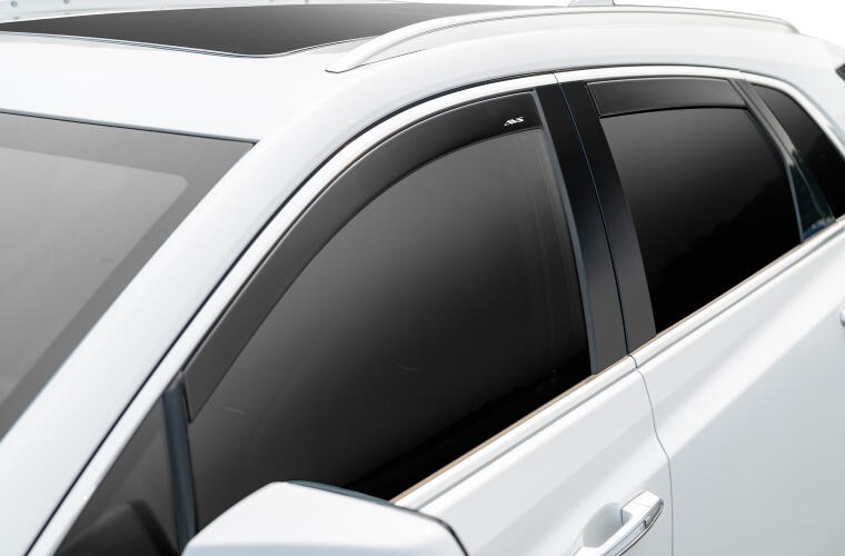 Auto Ventshade Rainguard, Ventvisor®, Low Profile, Tape-On, Smoke, Acrylic, Set of 4 – 894102