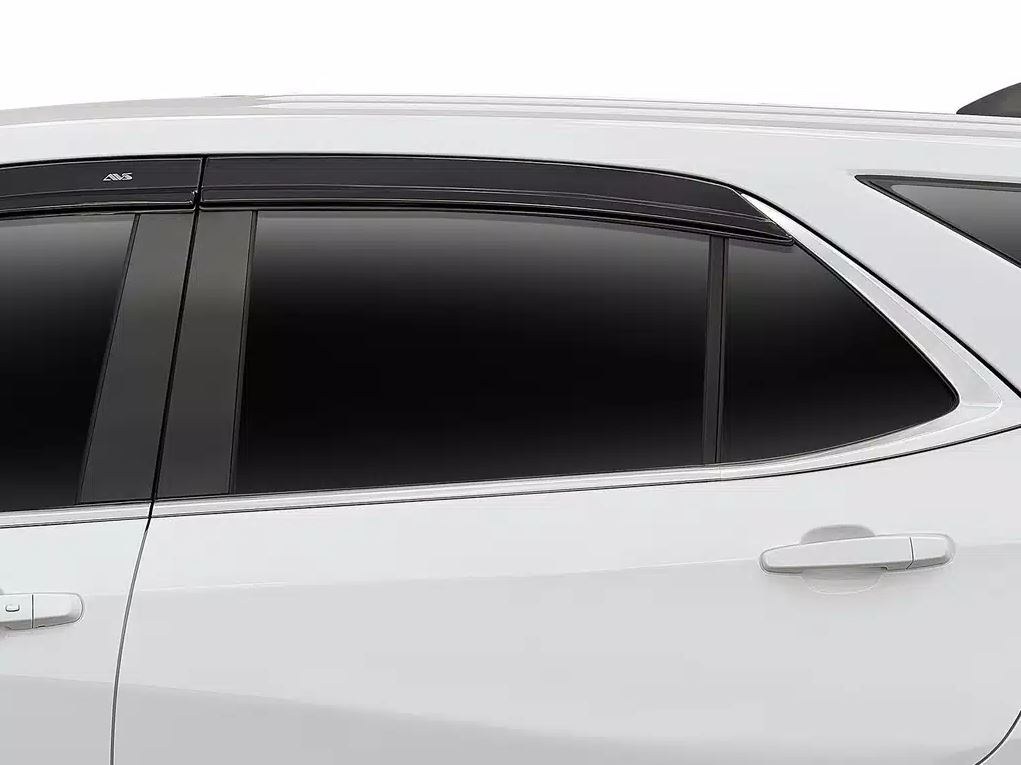 Auto Ventshade Rainguard, Ventvisor®, Low Profile, Tape-On, Smoke, Acrylic, Set of 4 – 894115