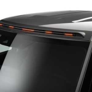 Auto Ventshade Roof Marker Light, Aerocab Pro™, Direct Fit Continuous Light Bar, Amber LED, Single, Black Housing, Thermoplastic Olefin – 898079