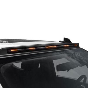 Auto Ventshade Roof Marker Light, Aerocab Pro™, Direct Fit Continuous Light Bar, Amber LED, Single, Black Housing, Thermoplastic Olefin – 898123