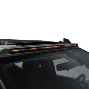 Auto Ventshade Roof Marker Light, Aerocab Pro™, Direct Fit Continuous Light Bar, Amber LED, Single, Black Housing, Thermoplastic Olefin – 898123