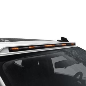 Auto Ventshade Roof Marker Light, Aerocab Pro™, Direct Fit Continuous Light Bar, Amber LED, Single, Black Housing – 898163-PXJ