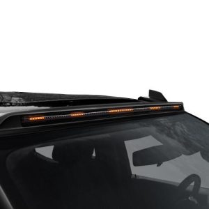 Auto Ventshade Roof Marker Light, Aerocab Pro™, Direct Fit Continuous Light Bar, Amber LED, Single, Black Housing – 898189-PXJ