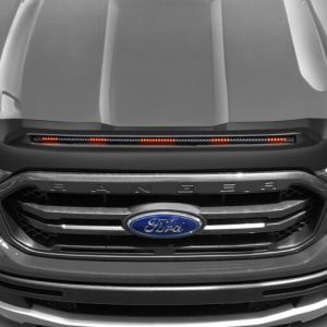 Auto Ventshade Bug Shield, Aeroskin® Lightshield™ Pro, Low Profile, Black, Thermoplastic Olefin(tpo) – 953166