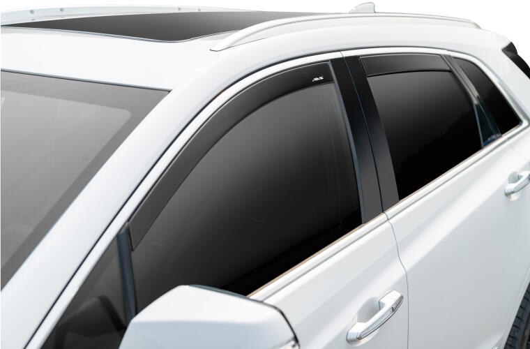 Auto Ventshade Rainguard, Ventvisor, Low Profile, IN-Channel, Smoke Gray, Acrylic, Set of 4 – 994022