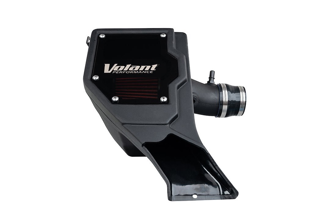 Volant Cold Air Intake, Black Polyethylene Tube, Drytech Red Filter, With Air Box – 17002D