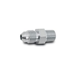 Vibrant Performance Adapter Fitting, -3AN to 1/8 Inch NPT, Natural, Silver, Steel, Single – 10290
