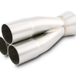 Vibrant Performance Exhaust Header Collector, Slip Fit 4 Into 1, 1-3/8 Inch Diameter Primary Tubes, 2-1/2 Inch Collector Diameter – 10332