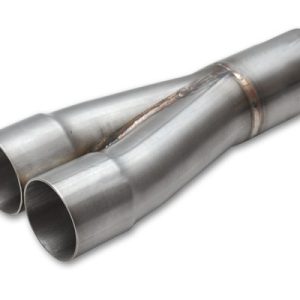 Vibrant Performance Exhaust Header Collector, Slip Fit 2 Into 1, 2-1/2 Inch Diameter Primary Tubes, 9-3/4 Inch Length, Stainless Steel, Single – 10357