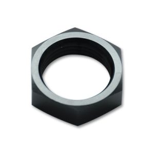 Vibrant Performance Nut, Fabrication Components, Bulkhead Nut, -3AN Thread Size, Anodized, Black, Aluminum – 10690