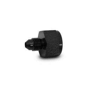 Vibrant Performance Adapter Fitting, Fabrication Components, -6AN Female to -4AN Male, Andodized, Black, Aluminum, Single – 10832