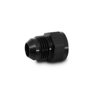 Vibrant Performance Adapter Fitting, Fabrication Components, -3AN Female to -4AN Male, Andodized, Black, Aluminum, Single – 10840