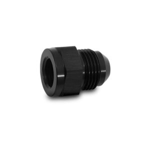 Vibrant Performance Adapter Fitting, Fabrication Components, -6AN Female to -8AN Male, Andodized, Black, Aluminum, Single – 10842