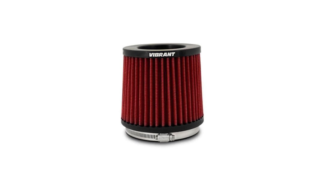 Vibrant Performance Air Filter, Classic Series, Round Tapered, Cottom Gauze, 5-1/4 Inch Outside Diameter X 5 Inch Height – 10926