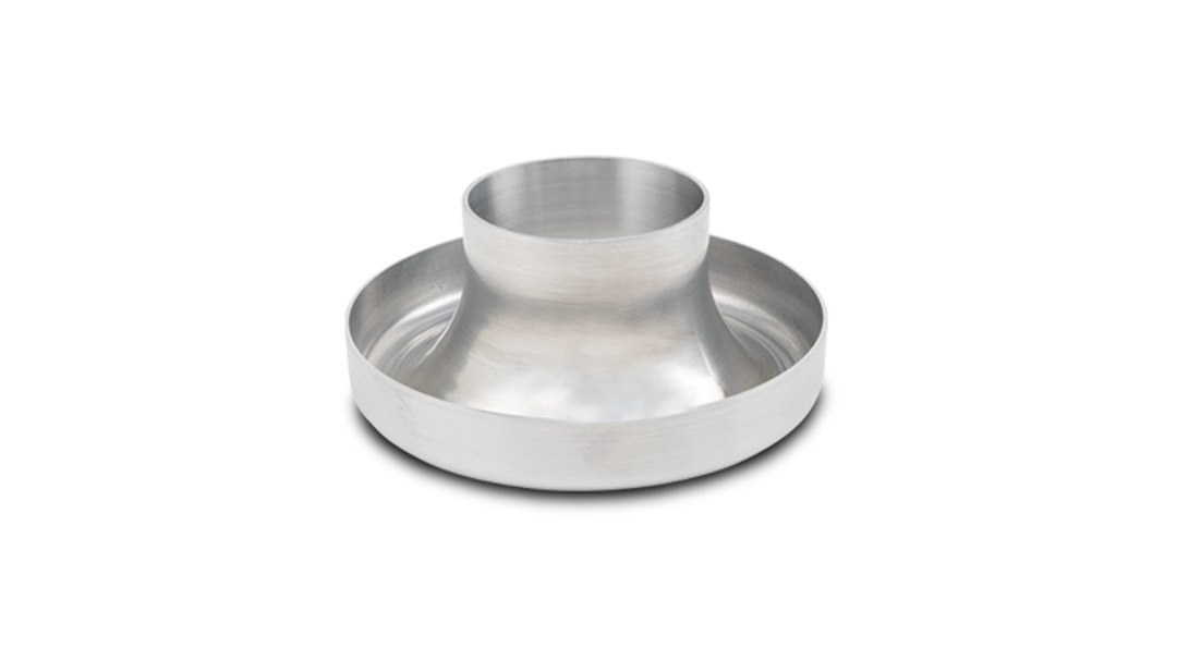 Vibrant Performance Air Intake Velocity Stack, 6 Inch Outside Diameter, 2.5 Inch Height, 3 Inch Outside Diameter Inlet, Aluminum – 10951