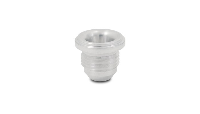 Vibrant Performance Weld-IN Bung, -20AN 1-5/8 – 12 SAE Thread 1-3/4 Inch Flange Outside Diameter, Aluminum, Single – 11156