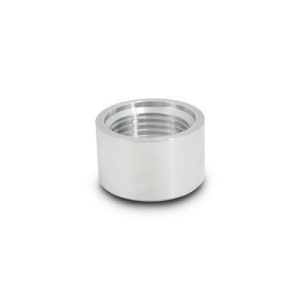 Vibrant Performance Weld-IN Bung, -4AN 7/16 – 20 SAE Thread 3/4 Inch Outside Diameter, Aluminum, Single – 11160