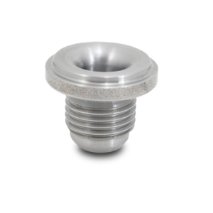 Vibrant Performance Weld-IN Bung, -8AN 3/4 – 16 SAE Thread 1 Inch Flange Outside Diameter, Mild Steel, Single – 11252