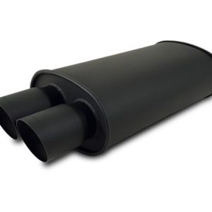 Vibrant Performance Exhaust Muffler, Streetpower, 9 Inch Width X 5 Inch Height Stainless Steel Case, Single 3 Inch Center Inlet – 1149