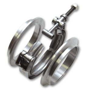 Vibrant Performance V Band Flange, For Use with 3 Inch Outside Diameter Tubing, 96 Millimeter Outside Diameter, 5/8 Inch Thick, Aluminum – 11491
