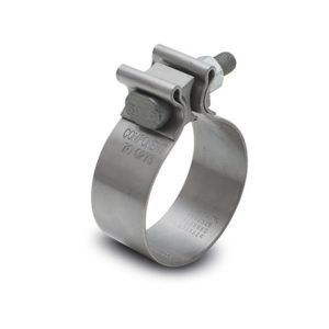 Vibrant Performance Exhaust Sleeve Clamp, Fits 2-1/2 Inch Outside Diameter Pipe, 1 Inch Wide Band, Stainless Steel – 1166