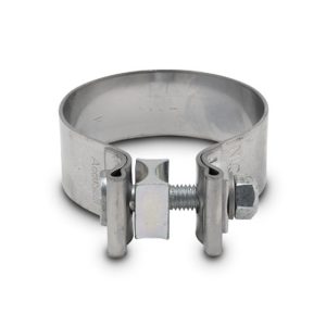 Vibrant Performance Exhaust Sleeve Clamp, Fits 3 Inch Outside Diameter Pipe, 1 Inch Wide Band, Stainless Steel – 1167