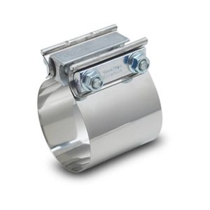 Vibrant Performance Exhaust Sleeve Clamp, Fits 4 Inch Outside Diameter Pipe, 3-1/2 Inch Long Sleeve, Stainless Steel – 1178