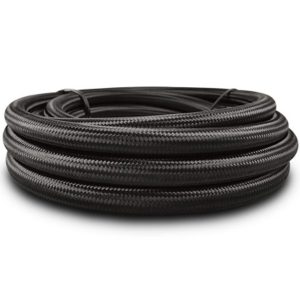 Vibrant Performance Braided Hose, Fabrication Components, For Use with Coolant/Fuel/Oil/Water, -8AN, 2 Foot Length, Rated at 500 PSI – 11958