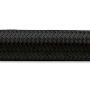 Vibrant Performance Braided Hose, Fabrication Components, For Use with Coolant/Fuel/Oil/Water, -8AN, 2 Foot Length, Rated at 500 PSI – 11958