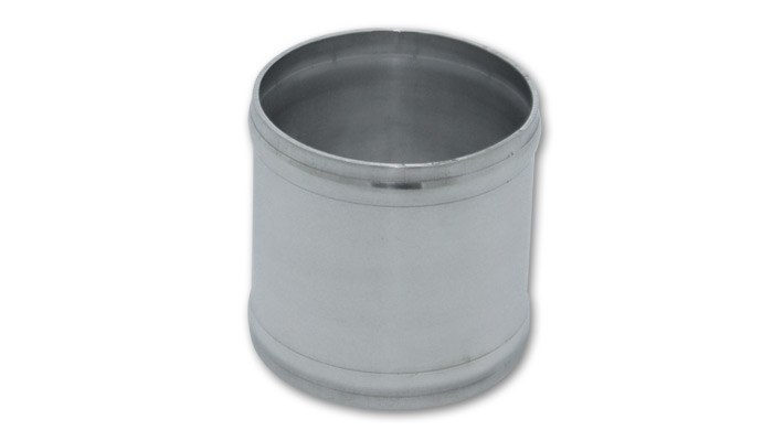 Vibrant Performance Intercooler Hose Coupling, 2-1/2 Inch Outside Diameter, Straight, 3 Inch Length, Silver, Aluminum – 12052