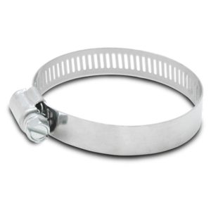 Vibrant Performance Hose Clamp, Fabrication Components, 1/2 Inch Band Width, 52 Millimeter to 76 Millimeter Clamping Range, Worm Gear Style – 12154