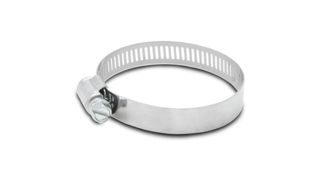 Vibrant Performance Hose Clamp, Fabrication Components, 1/2 Inch Band Width, 52 Millimeter to 76 Millimeter Clamping Range, Worm Gear Style – 12154
