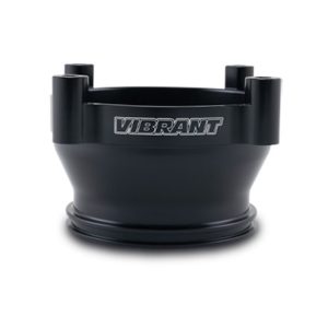Vibrant Performance Throttle Body Adapter, Bosch Throttle Body to HD Adapter, 3 Inch HD Clamp, 74 Millimeter Throttle Body, Aluminum – 12470