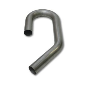 Vibrant Performance Exhaust Pipe – Bend 180 Degree, Fabrication Components, 2 Inch Outside Diameter, Mild Steel, 4 Inch Centerline Radius – 12605