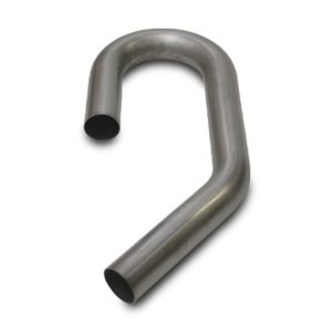 Vibrant Performance Exhaust Pipe – Bend 180 Degree, Fabrication Components, 2-1/2 Inch Outside Diameter, Mild Steel – 12609
